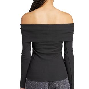 T-Shirt Noir Femme Adidas Campus2000 vue 0
