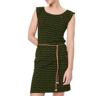 Kleid Grün Frau Ragwear Zig Zag Ansicht 0