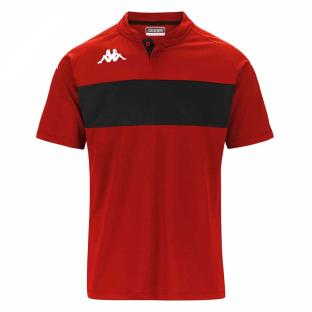 Red men's multisport polo shirt Kappa Dalto Photo of the Espace des Marques %store% store - view of %key%