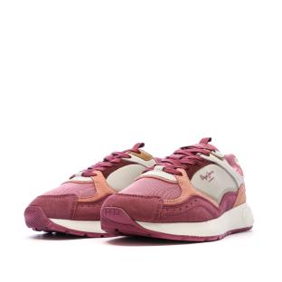 Women’s Pink/Beige Trainers – Pepe Jeans Marlon Photo of the Espace des Marques %store% store - view of %key%