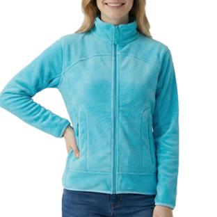 Veste Polaire Turquoise Femme Compagnie des Ameriques Carla vue 0