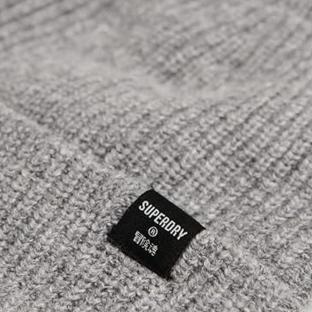 Bonnet Gris Homme Superdry Heritage vue 0