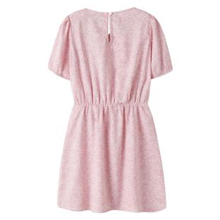 Robe Rose/Blanche Fille Name it Nkffany vue 0