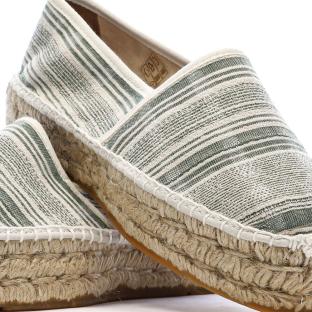 Women’s White/Green Espadrilles – Pare Gabia Aduna Photo of the Espace des Marques %store% store - view of %key%