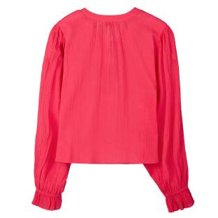 Blouse Fluide Rose Femme Teddy Smith Swan vue 0