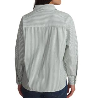 Chemise Rayures Vert Femme TBS Oxygene vue 0