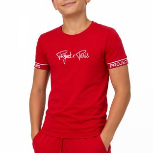 T-Shirt Rouge Garçon Project X Paris J2310022 vue 0