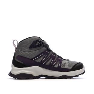 Chaussures de randonnées Grises/Noires Femme Salomon Thundercross vue 0