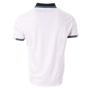 Polo de hombre blanco/azul RMS26 91301 ver 0