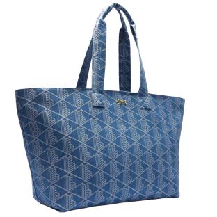 Sac Cabas Bleu Femme Lacoste XL Summer vue 0