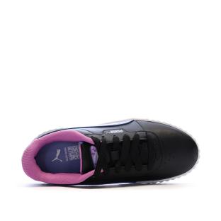 Baskets Noires/Mauve Fille Puma Carina 3.0 Jelly vue 0