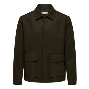 Jacke Braun Mann Only & Sons Ponnor günstig