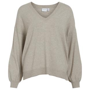 Pull Beige Femme Vila Comfy vue 0