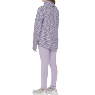 Ensembles Violet Fille Under Armour 1/4 Zip Legging vue 0