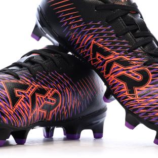 Chaussures de Foot Noir/Violet Junior Puma Future 8 Play FG/AG Jr vue 0