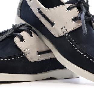 Chaussures bateau Marine Femme TBS Bateau Cow Nubuck London vue 0