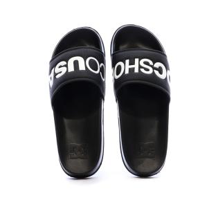 Claquettes Noires Homme DC Shoes Slide vue 0