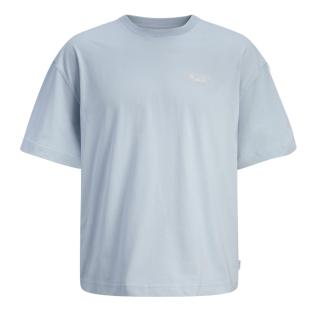 Blaues T-Shirt für Jungen von Jack & Jones, Modell „Niagara“, Rundhalsausschnitt Ansicht 0