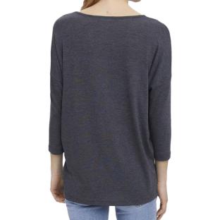 T-Shirt Gris Femme Vero Moda Carla vue 0