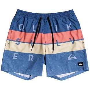 Short de bain Bleu Garçon Quiksilver Word Block 15 vue 0