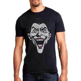 Men’s Black DC Comics Joker Lines T-shirt Photo of the Espace des Marques %store% store - view of %key%