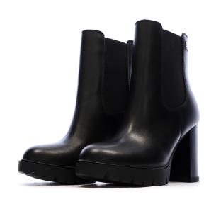 Schwarze Damen-Stiefeletten von Tommy Hilfiger im Chelsea-Stil Ansicht 0