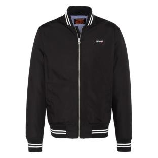 Veste Noir Homme Schott Blouson College vue 0
