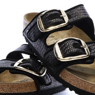 Sandales Noires Femme Birkenstock Arizona Big Buckle vue 0