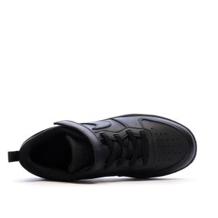 Baskets Noires Garçon Nike Court Borough Low Recraft vue 0