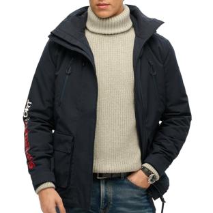 Chaquetones con capucha Ultimate Windbreaker de Superdry para hombre Azul marino ver 0