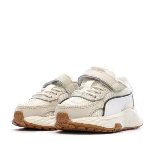 Baskets Beiges Garçon Pepe jeans London Band vue 0