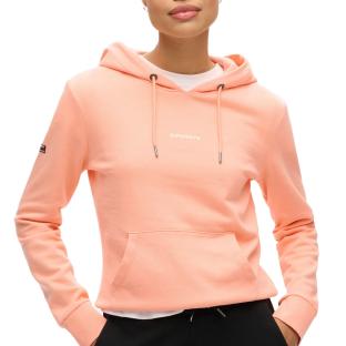 Sweat Corail Femme Superdry Plain Hood vue 0
