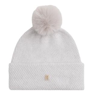 Bonnet Gris Femme Tommy Hilfiger Th Pom Pom vue 0