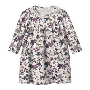 Robe Fleuris Écru Fille Name it Naline vue 0
