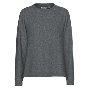 Jersey gris de mujer Pieces Bree Knit ver 0