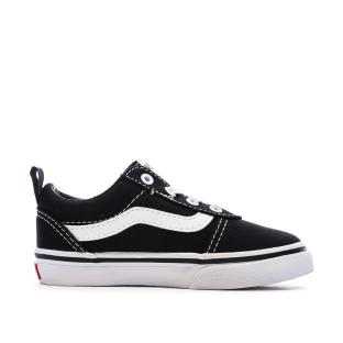 Baskets Noires/Blanches Enfant Vans Ward Slip-on vue 0
