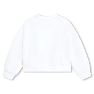 Sweat Blanc Fille Billieblush U20099 vue 0