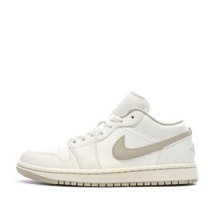Basket Écru/Marron Mixte Nike Air Jordan 1 Low vue 0