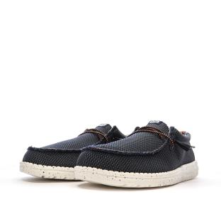 Chaussures Bleu Homme Hey Dude Wally Sox Pine vue 0