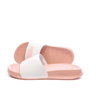 Claquettes Rose Foncé/Blanc Femme Puma Popcat 20 vue 0