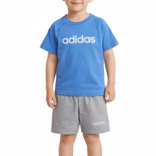 Conjunto Adidas Sum Gris/Azul, Niño ver 0