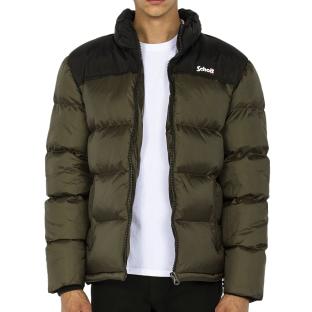 Khaki Daunenjacke Mann Schott Utah Ansicht 0