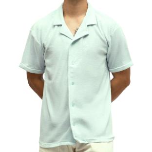 Chemise Verte Homme Paname Brothers CHARLY vue 0