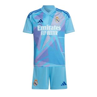 Real Madrid Mini-Kit de Gardien Bleu Adidas 24/25 vue 0