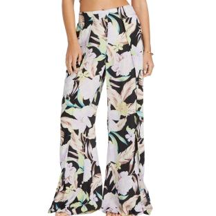 Schwarze Hose mit Blumenmuster Frau Billabong Split Spirit Ansicht 0
