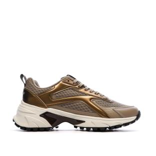 Zapatillas marrones para mujer Calvin Klein Jeans Hike Run Ckstripe ver 0