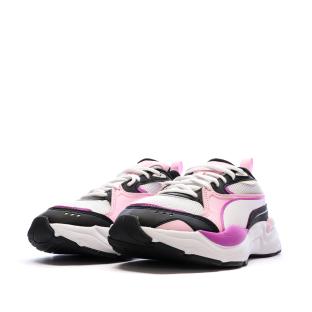Baskets Blanches/Noires/Roses Femme Puma X-ray 4 vue 0