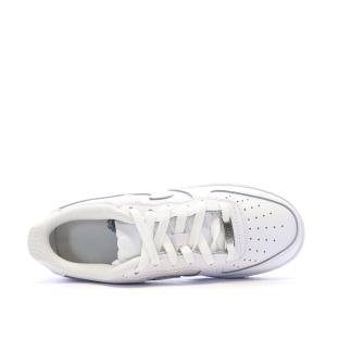 Baskets Blanc Garçon Nike Air Force 1 DH2920 vue 0