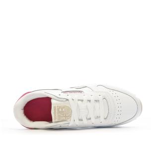 Baskets Blanches/Roses Femme Reebok Classic vue 0