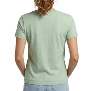 T-Shirt Vert Femme Teddy Smith Ribelles vue 0